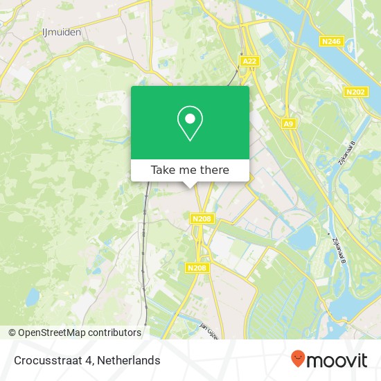 Crocusstraat 4, 2071 NW Santpoort-Noord map