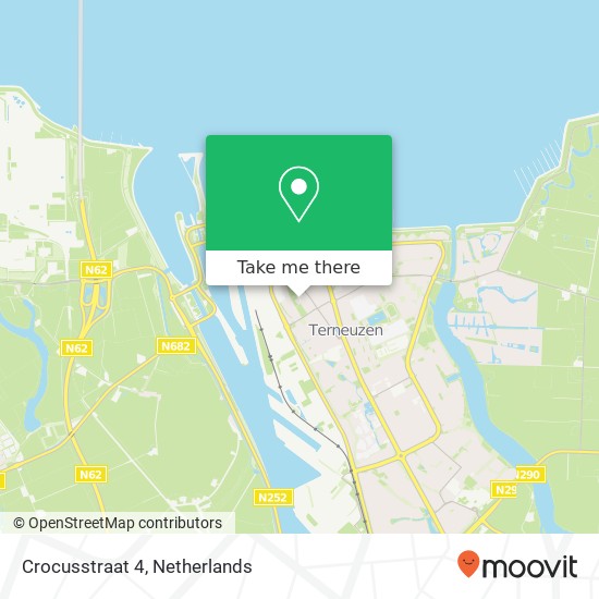 Crocusstraat 4, 4537 RG Terneuzen map