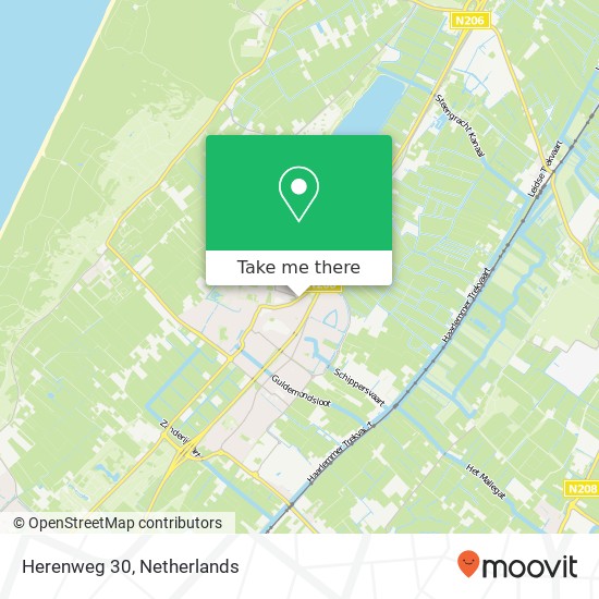 Herenweg 30, Herenweg 30, 2211 CD Noordwijkerhout, Nederland Karte