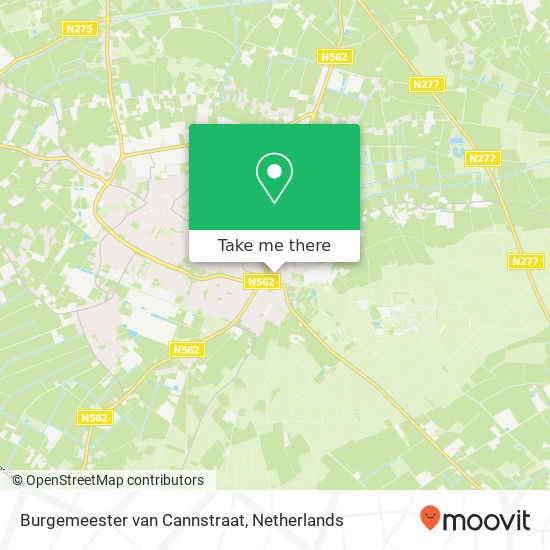 Burgemeester van Cannstraat, Burgemeester van Cannstraat, 5988 CP Helden, Nederland Karte