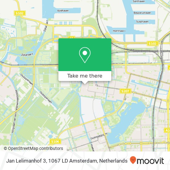 Jan Lelimanhof 3, 1067 LD Amsterdam map