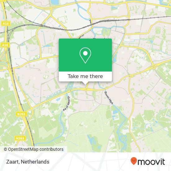 Zaart, 4819 CX Breda map
