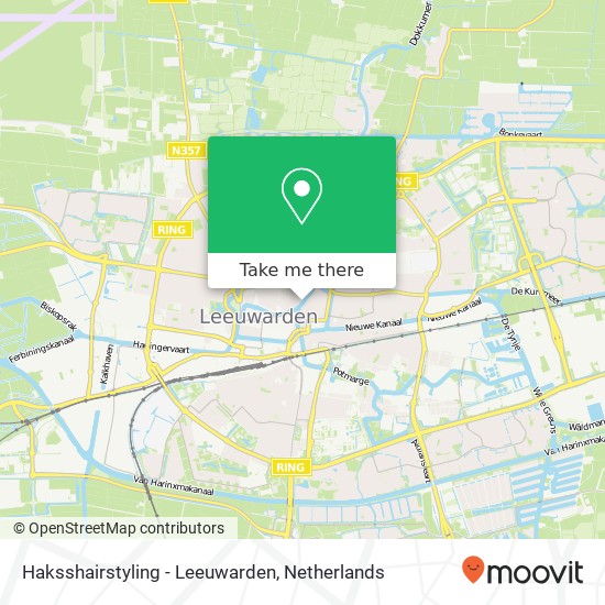 Haksshairstyling - Leeuwarden Karte