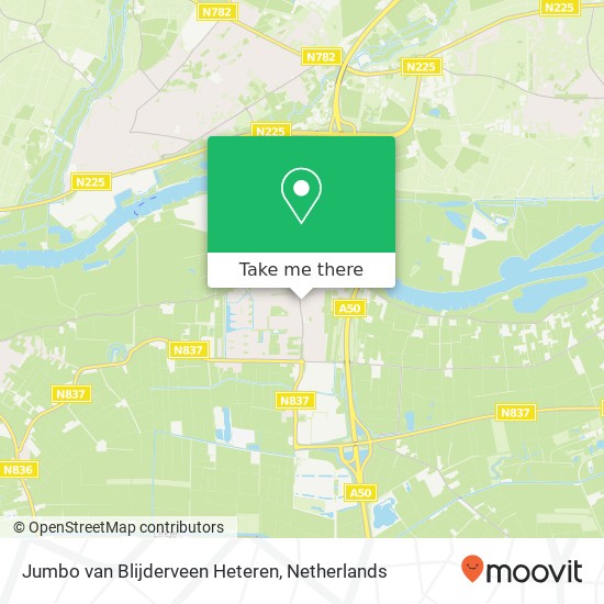Jumbo van Blijderveen Heteren, Flessestraat 38 map