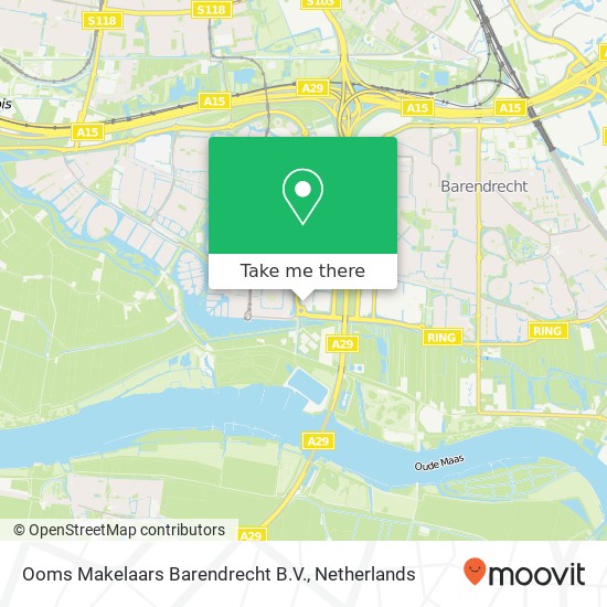 Ooms Makelaars Barendrecht B.V., Brugge 3 Karte