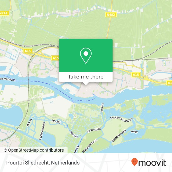 Pourtoi Sliedrecht, Kerkbuurt 86 map