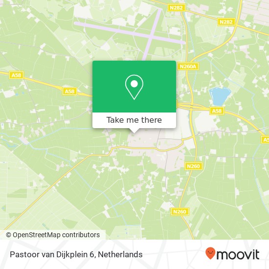 Pastoor van Dijkplein 6, 5126 HD Gilze map