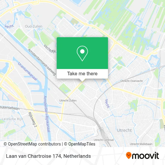 Laan van Chartroise 174 map