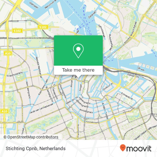 Stichting Cpnb, Herengracht 166 Karte