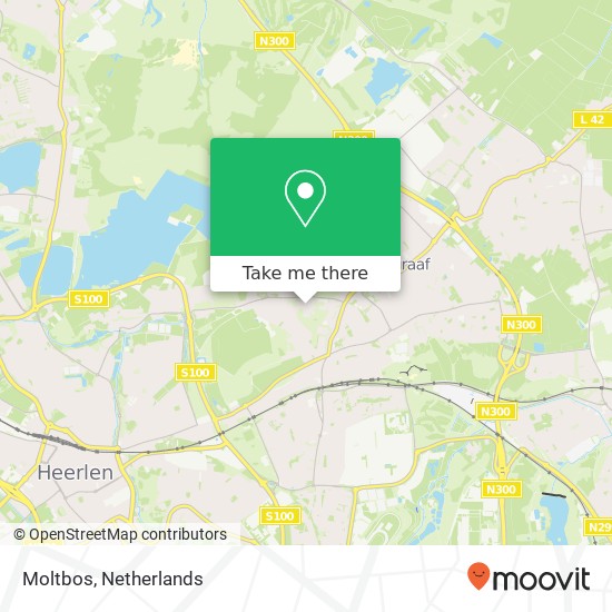 Moltbos, Moltbos, 6371 EA Landgraaf, Nederland Karte