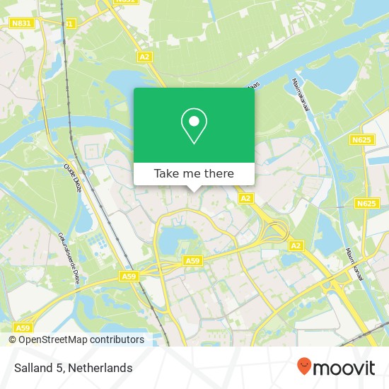 Salland 5, 5235 NJ 's-Hertogenbosch map