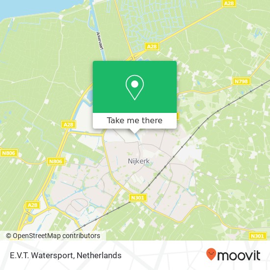 E.V.T. Watersport, Westkadijk 6 map