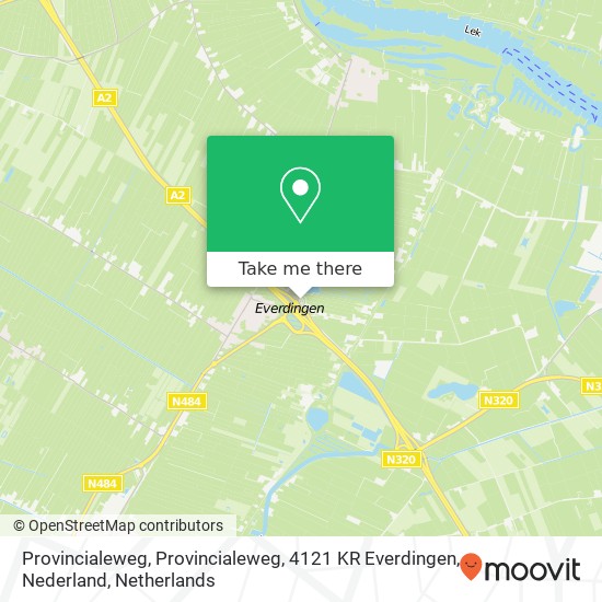 Provincialeweg, Provincialeweg, 4121 KR Everdingen, Nederland map