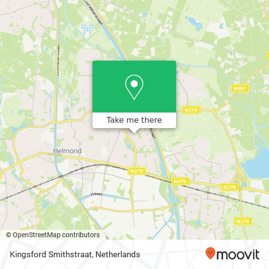 Kingsford Smithstraat, 5703 GL Helmond Karte