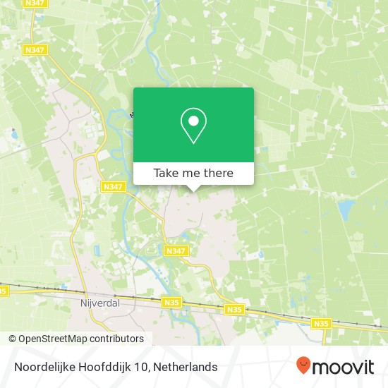 Noordelijke Hoofddijk 10, 7443 RV Nijverdal map