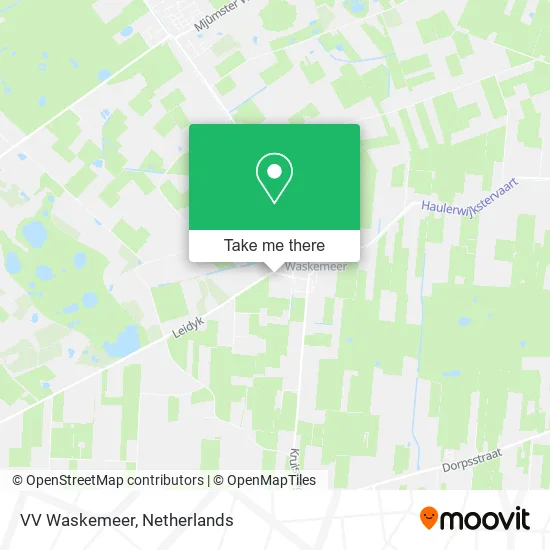 VV Waskemeer map