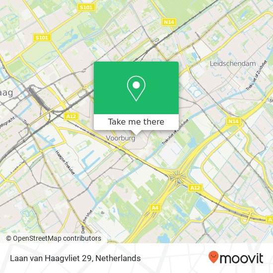 Laan van Haagvliet 29, 2271 XL Voorburg map