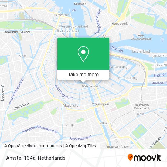 Amstel 134a map