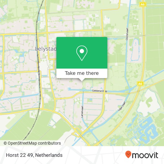 Horst 22 49, 8225 MB Lelystad map