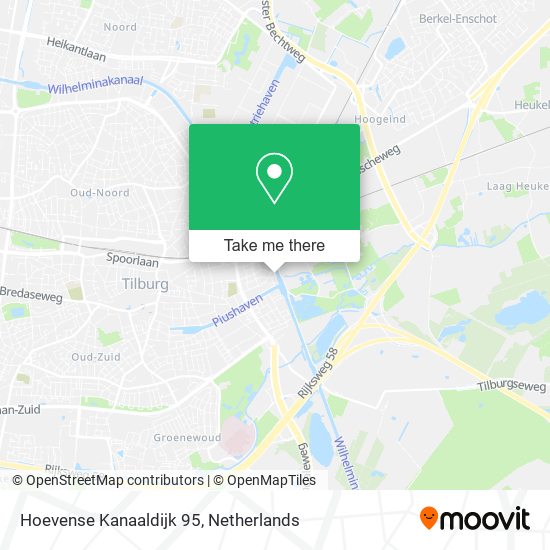 Hoevense Kanaaldijk 95 map