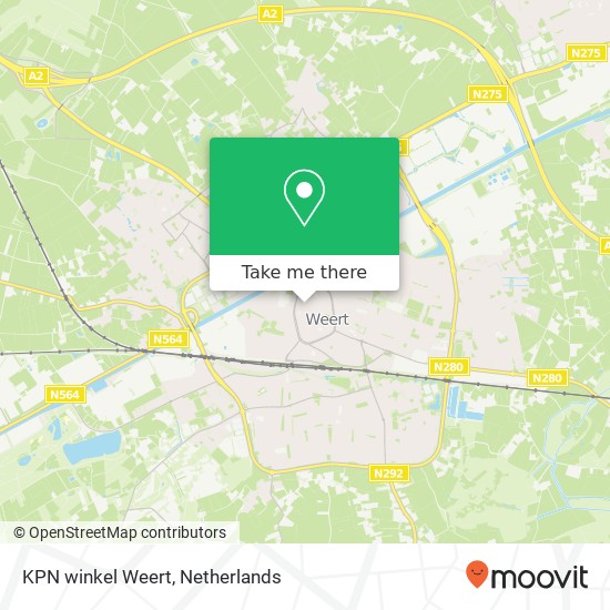 KPN winkel Weert, Muntpassage 28 map