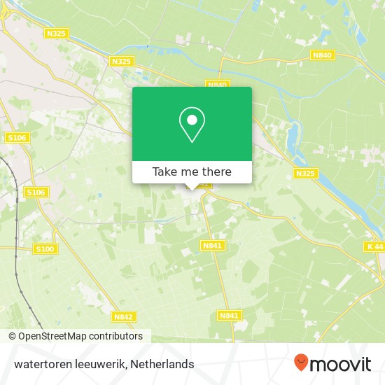 watertoren leeuwerik, 6571 Berg en Dal map