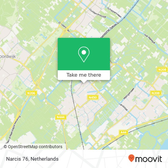 Narcis 76, 2215 Voorhout map