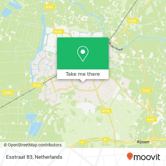 Esstraat 83, 7462 EB Rijssen map