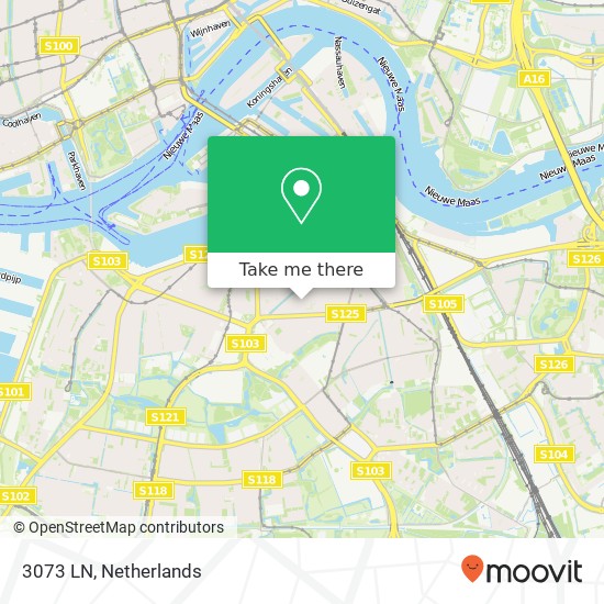 3073 LN, 3073 LN Rotterdam, Nederland Karte