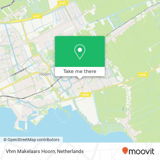 Vhm Makelaars Hoorn, Smetanahof 15 map