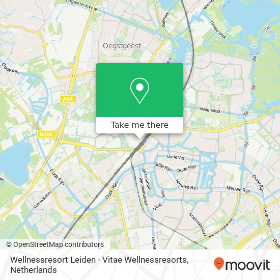 Wellnessresort Leiden - Vitae Wellnessresorts map