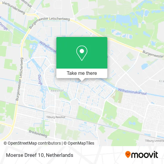 Moerse Dreef 10 map