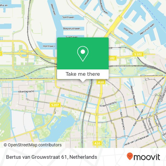 Bertus van Grouwstraat 61, 1063 AS Amsterdam Karte