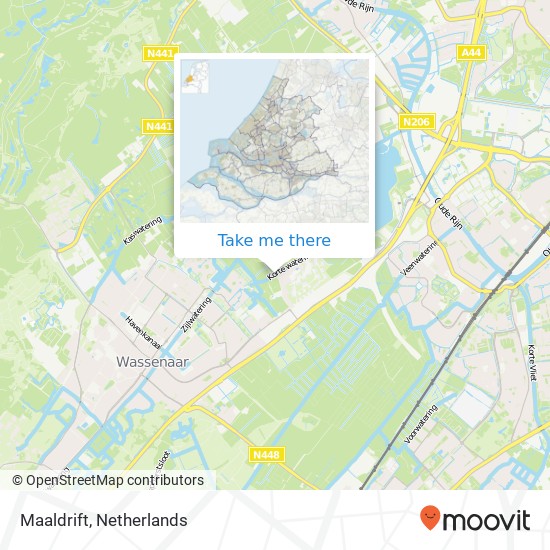 Maaldrift, 2241 BR Wassenaar map