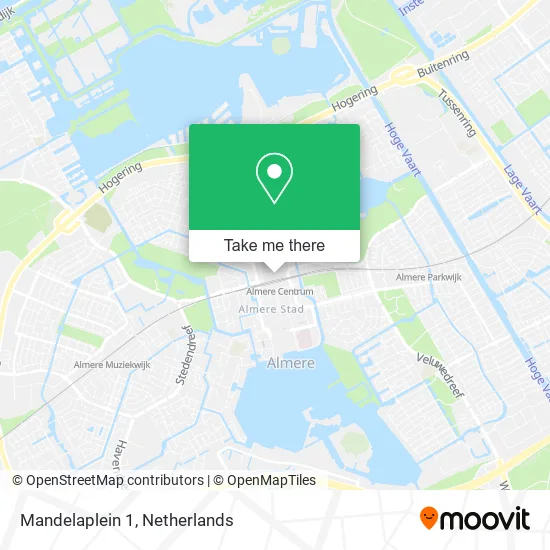 Mandelaplein 1 map