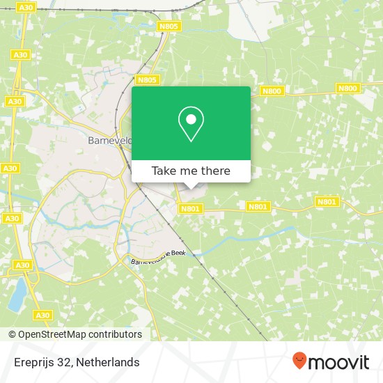 Ereprijs 32, 3773 CN Barneveld map