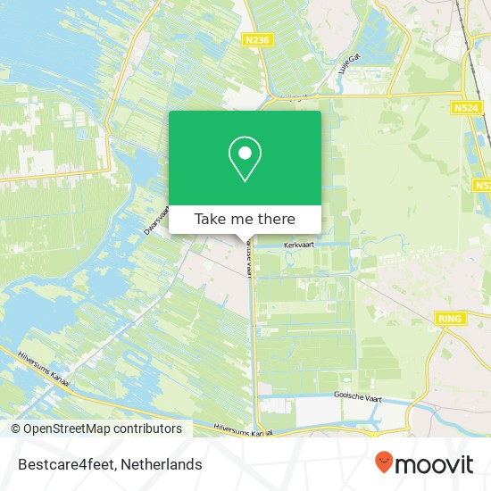 Bestcare4feet map