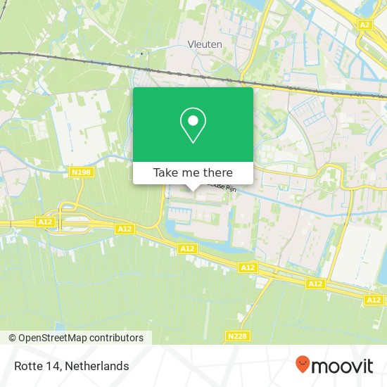 Rotte 14, 3453 MA De Meern map