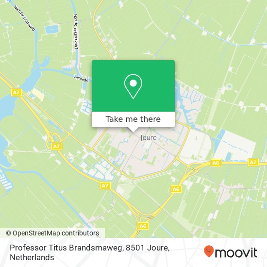 Professor Titus Brandsmaweg, 8501 Joure map