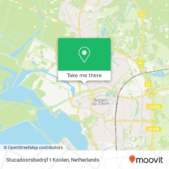 Stucadoorsbedrijf t Koolen, Poortweg 13S map