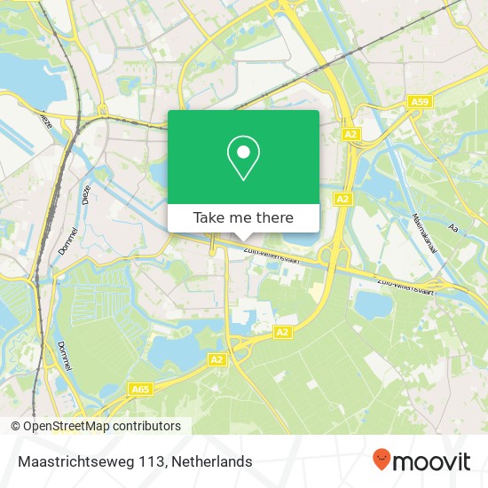 Maastrichtseweg 113, 5215 AH 's-Hertogenbosch Karte