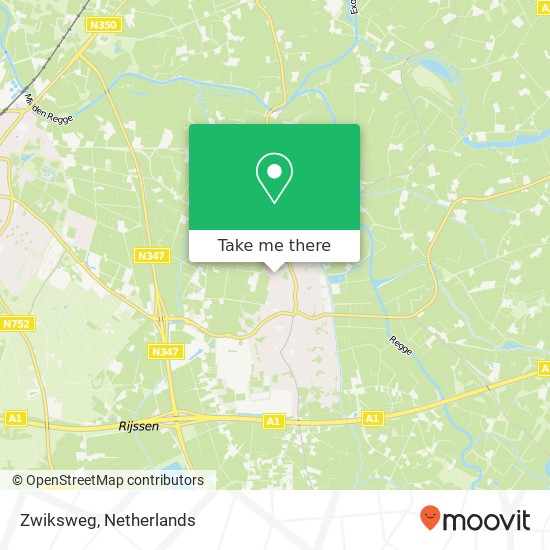 Zwiksweg, Zwiksweg, 7468 BR Enter, Nederland Karte