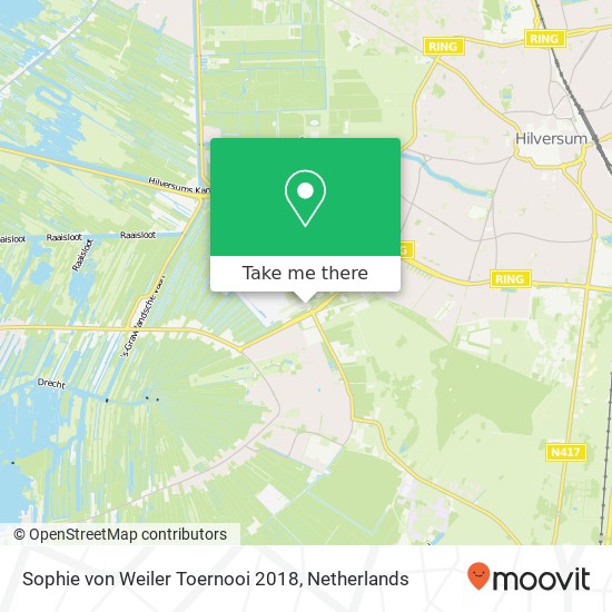 Sophie von Weiler Toernooi 2018, Rading map