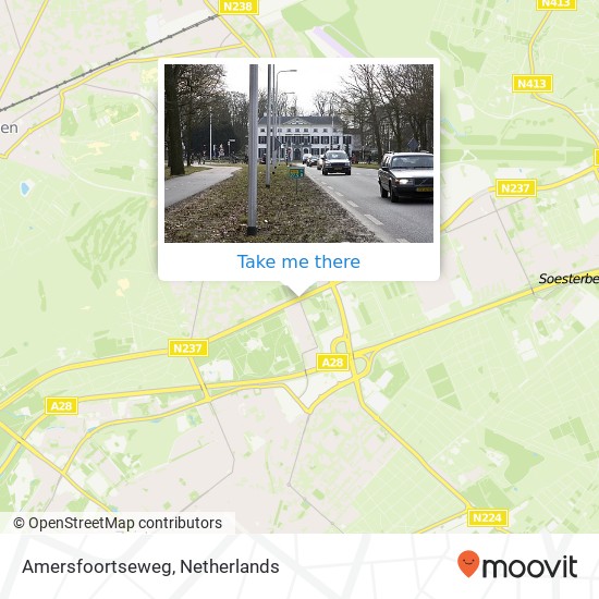 Amersfoortseweg, 3712 AA Huis ter Heide map
