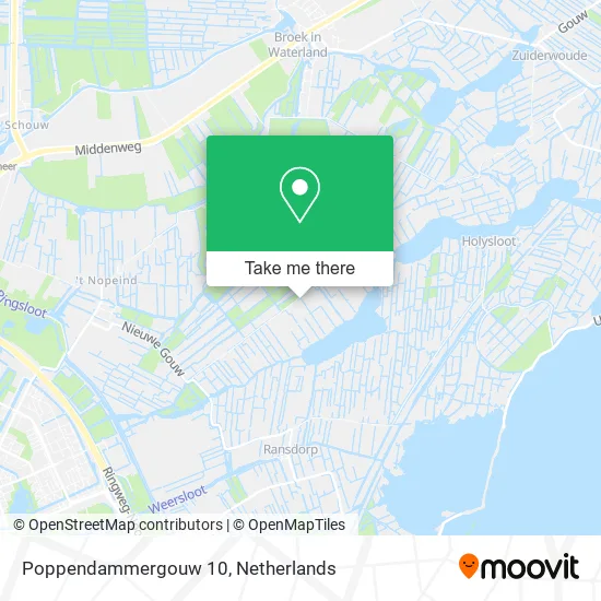 Poppendammergouw 10 map