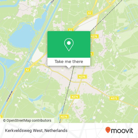 Kerkveldsweg West, 6101 JB Echt map