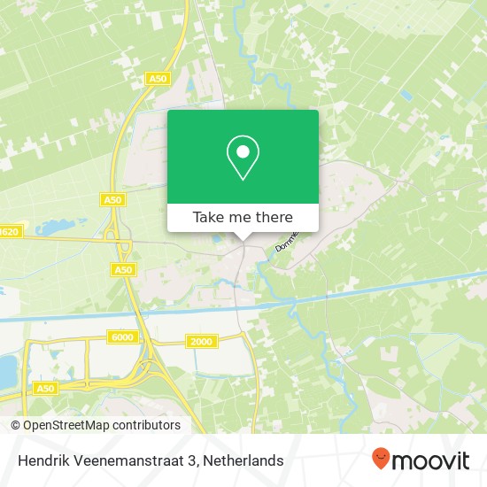 Hendrik Veenemanstraat 3, 5691 BA Son map