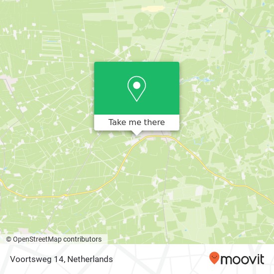 Voortsweg 14, 7663 TV Vasse map