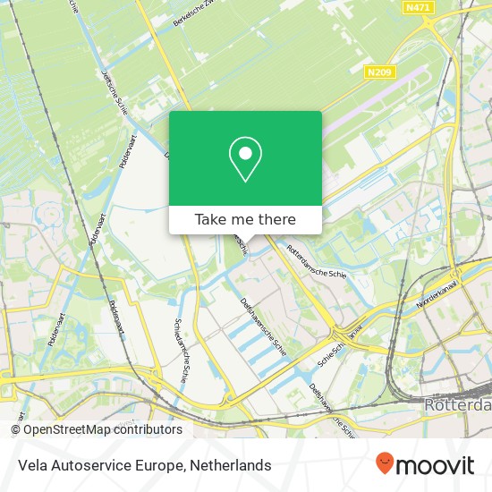 Vela Autoservice Europe, Delftweg 39C map