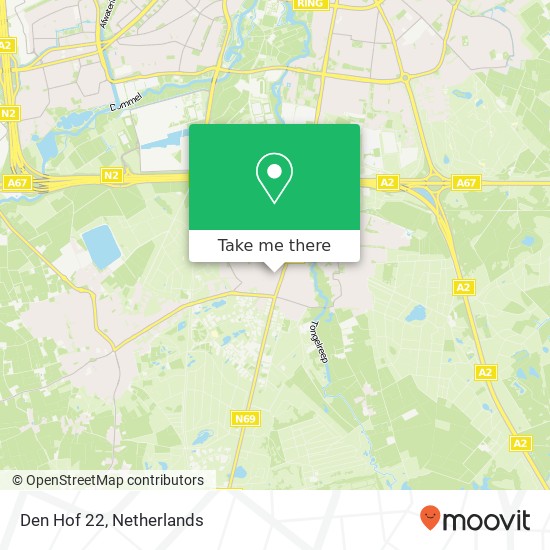 Den Hof 22, 5582 JZ Aalst map